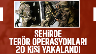 Sakarya'da terör operasyonları