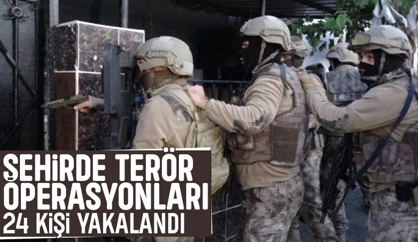 Sakarya'da terör operasyonları