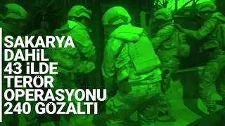 Sakarya'da terör operasyonu