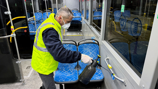 Sakarya'da toplu taşımada temiz ve sağlıklı bir yolculuk ortamı