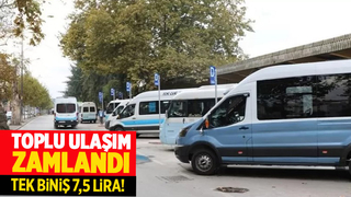 Sakarya'da toplu ulaşım zamlandı