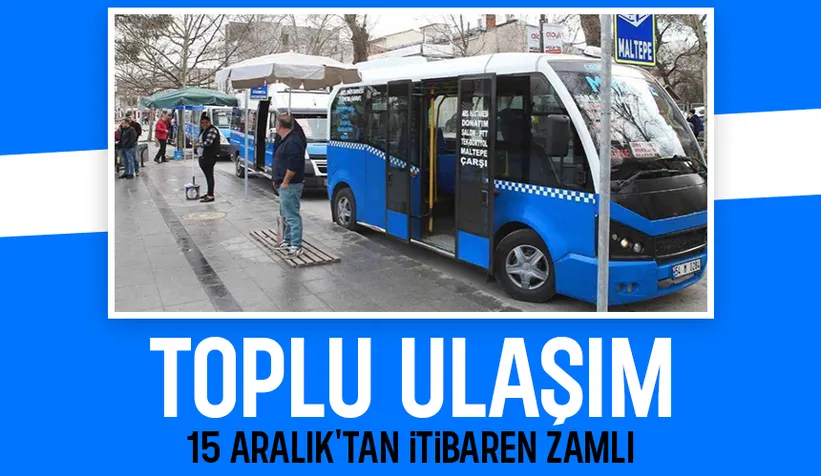 Sakarya'da toplu ulaşım zammı 15 Aralık'ta yürürlükte
