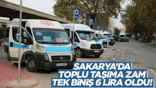 Sakarya'da toplu ulaşıma büyük zam