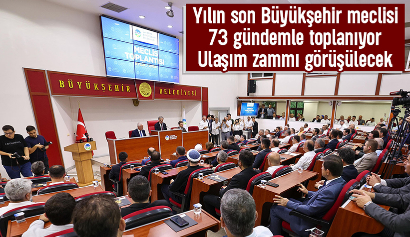 Sakarya'da toplu ulaşıma yapılacak zam mecliste görüşülecek