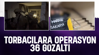 Sakarya'da torbacı operasyonu