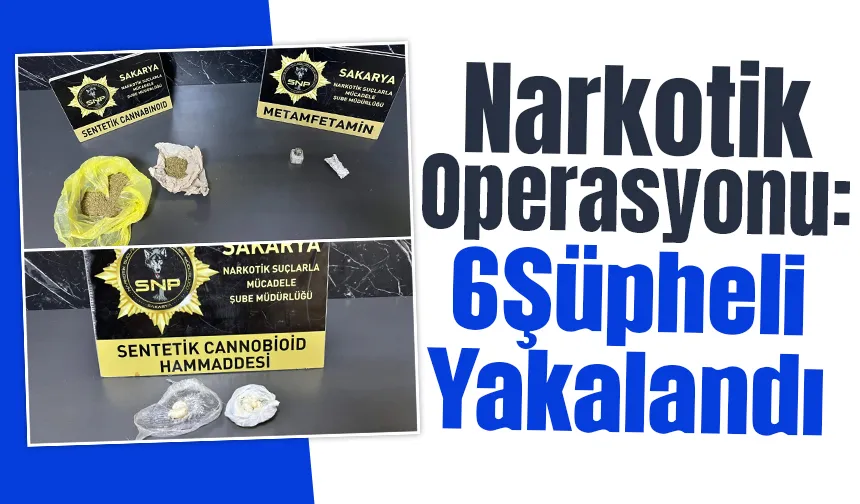 Sakarya'da torbacı operasyonu