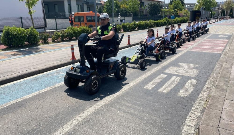 Sakarya'da trafik etkinliği düzenlendi