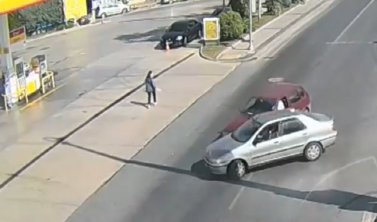 Sakarya'da trafik kazaları KGYS kameralarında