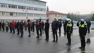 Sakarya'da tüm okullarda bayrak töreni yapıldı