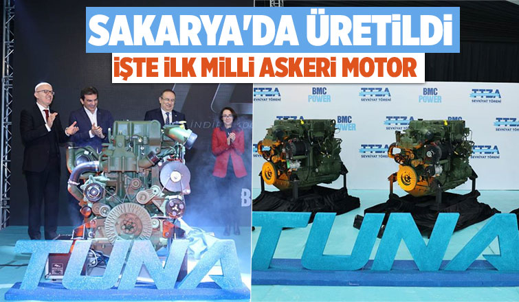 Sakarya'da üretilen ilk Milli askeri motorun sevkiyatı yapıldı