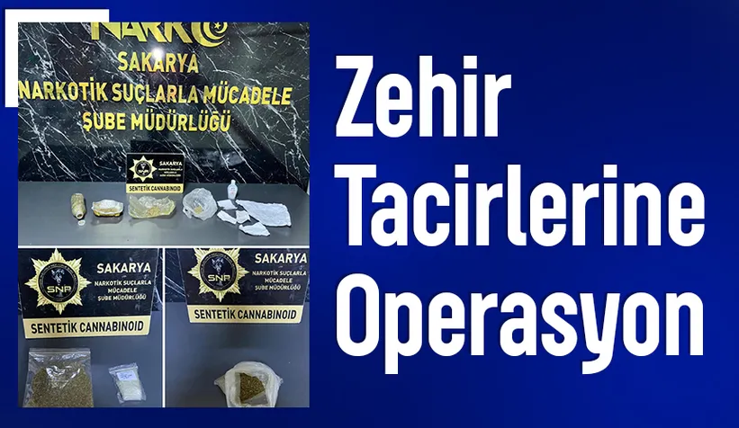 Sakarya'da uyuşturucu operasyonu