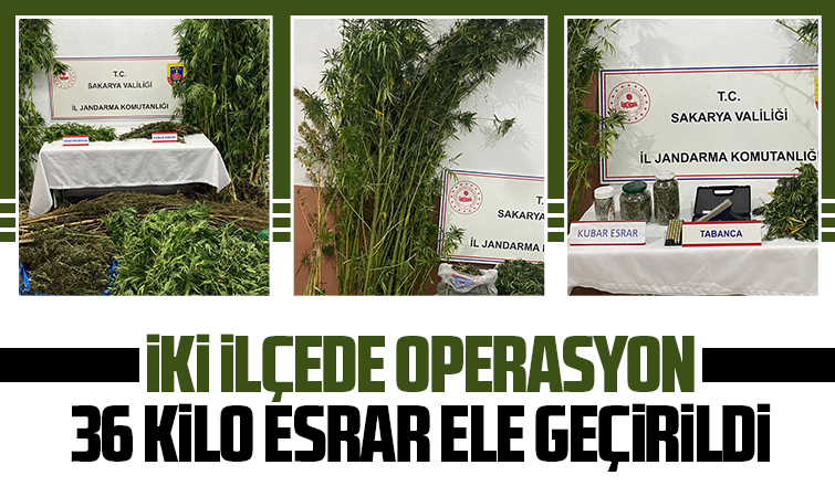 Sakarya'da uyuşturucu operasyonu