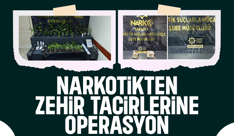 Sakarya'da uyuşturucu operasyonu