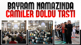 Sakarya'da vatandaşlar bayram namazı için camileri doldurdu