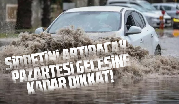 Sakarya'da yağış şiddetini artıracak