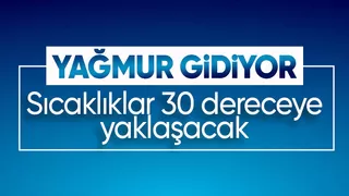 Sakarya da yağmur gidiyor sıcak hava geliyor