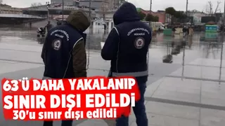 Sakarya'da yakalanan 63 kaçak sınır dışı edildi