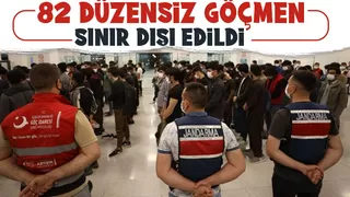 Sakarya'da yakalanan 82 düzensiz göçmen sınır dışı edildi