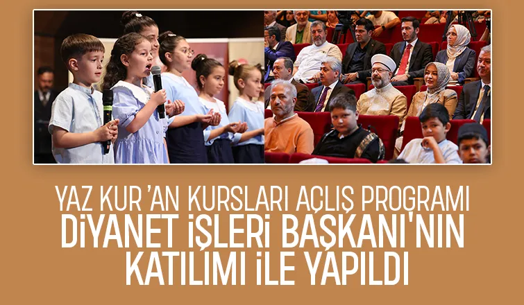 Sakarya'da Yaz Kur’an Kursları Açılış Programı yapıldı