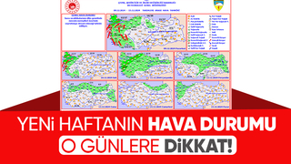 Sakarya'da yeni haftada hava durumu