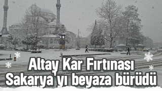 Sakarya'da yoğun kar yağışı