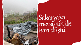 Sakarya'da yükseklere kar yağdı