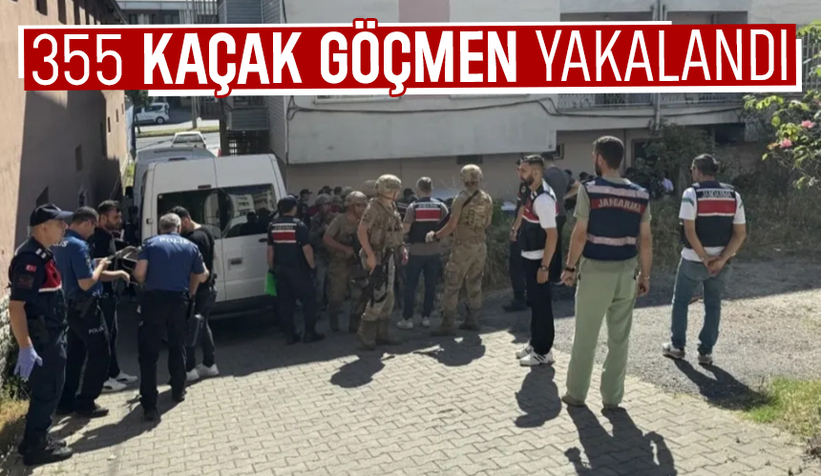 Sakarya'da yüzlerce düzensiz göçmen yakalandı
