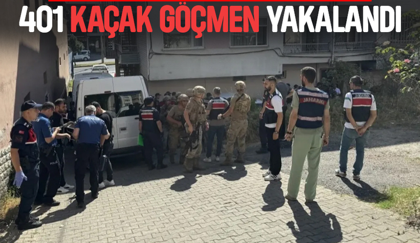 Sakarya'da yüzlerce düzensiz göçmen yakalandı