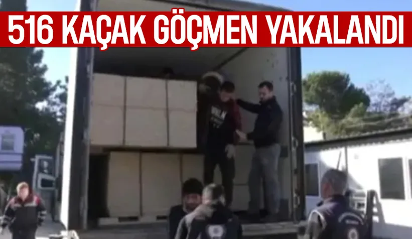 Sakarya'da yüzlerce düzensiz göçmen yakalandı