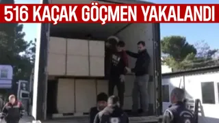 Sakarya'da yüzlerce düzensiz göçmen yakalandı