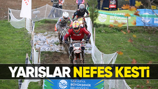 Sakarya dağ motosikleti yarışlarına ev sahipliği yaptı