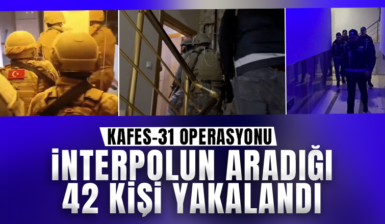 Sakarya dahil 13 ilde interpolün aradığı kişilere operasyon