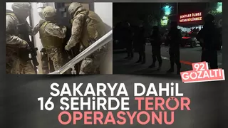 Sakarya dahil 16 ilde DEAŞ operasyonu