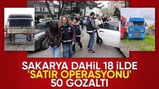 Sakarya dahil 18 ilde change araç operasyonu