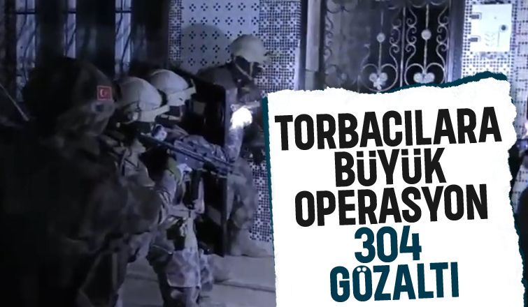 Sakarya dahil 21 ilde operasyon: 304 gözaltı