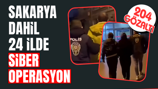 Sakarya dahil 24 şehirde operasyon