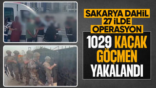 Sakarya dahil 27 ilde göçmen kaçakçılığı operasyonu