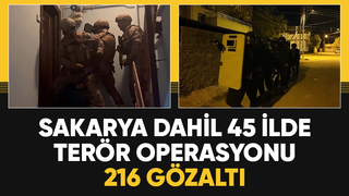 Sakarya dahil 45 ilde DEAŞ'a büyük darbe