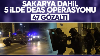 Sakarya dahil 5 ilde terör operasyonu