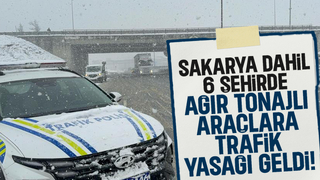 Sakarya dahil 6  şehirde ağır tonajlı araçlar trafiğe çıkamayacak