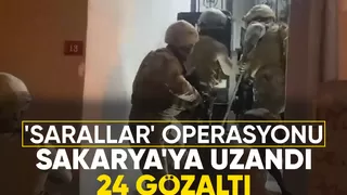 Sakarya dahil 7 ilde operasyon: Sarallar suç örgütü çökertildi