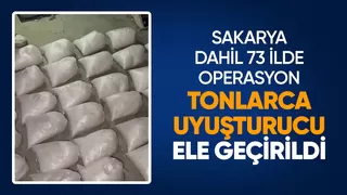 Sakarya dahil 73 ilde operasyon