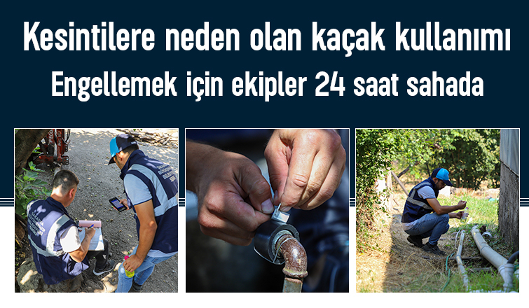 Sakarya'dakaçak su kullanımıyla mücadele sürüyor