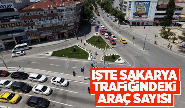 Sakarya'daki araç sayısı açıklandı
