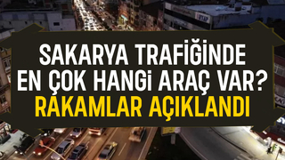 Sakarya'daki araç sayısı açıklandı