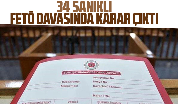 Sakarya'daki FETÖ davasında karar