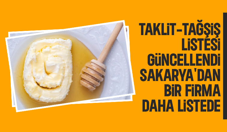 Sakarya'daki firmanın kaymağında taklit-tağşiş tespit edildi
