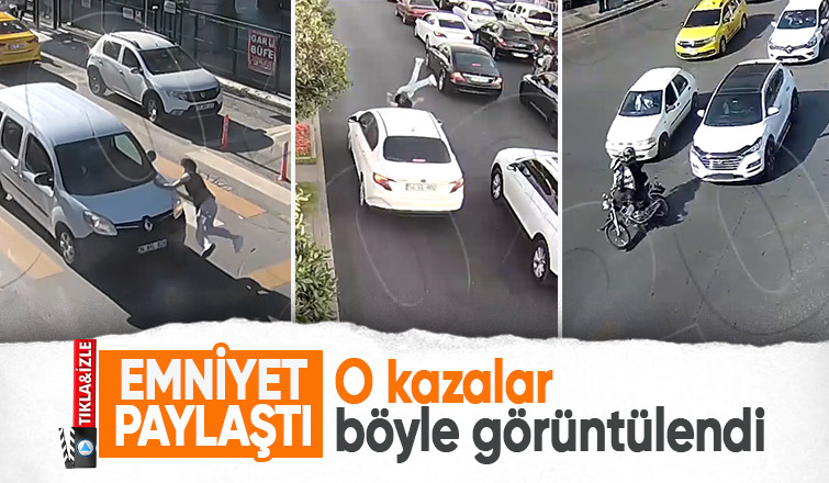 Sakarya'daki kazalar böyle görüntülendi