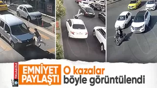 Sakarya'daki kazalar böyle görüntülendi