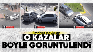 Sakarya'daki kazalar böyle görüntülendi